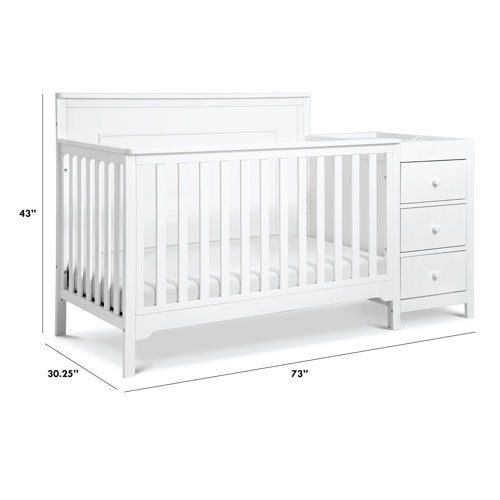 Carter's by DaVinci Dakota 4in1 Standard Convertible Crib and Changer